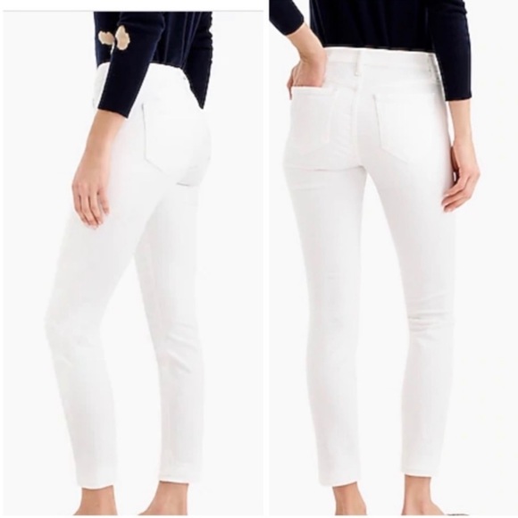 J. Crew Denim - J. CREW Stretch White Ankle Skinny Jeans—SZ. 24